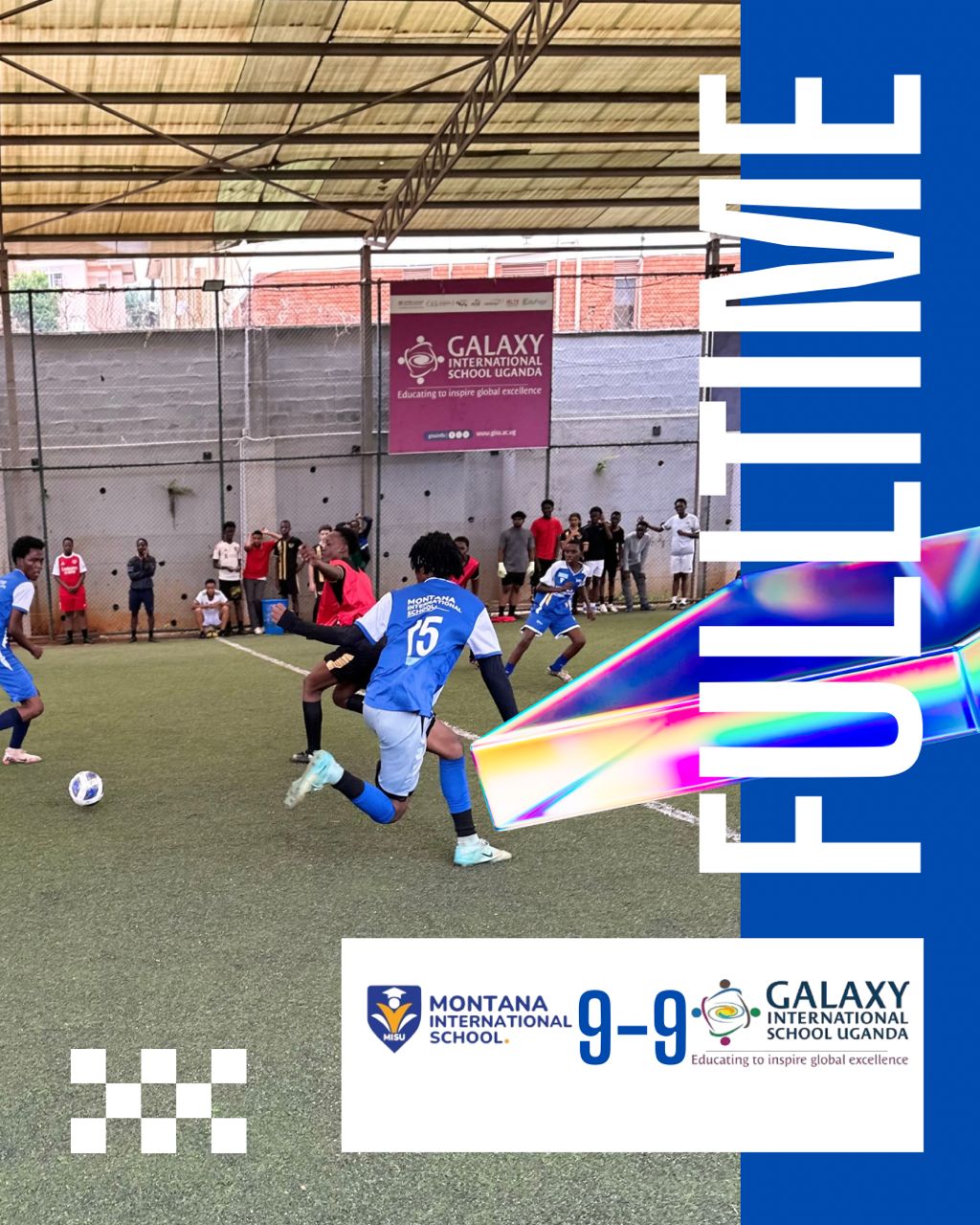Thrilling 9:9 Draw in Friendly Football Clash Between Montana International School and Galaxy International School Uganda